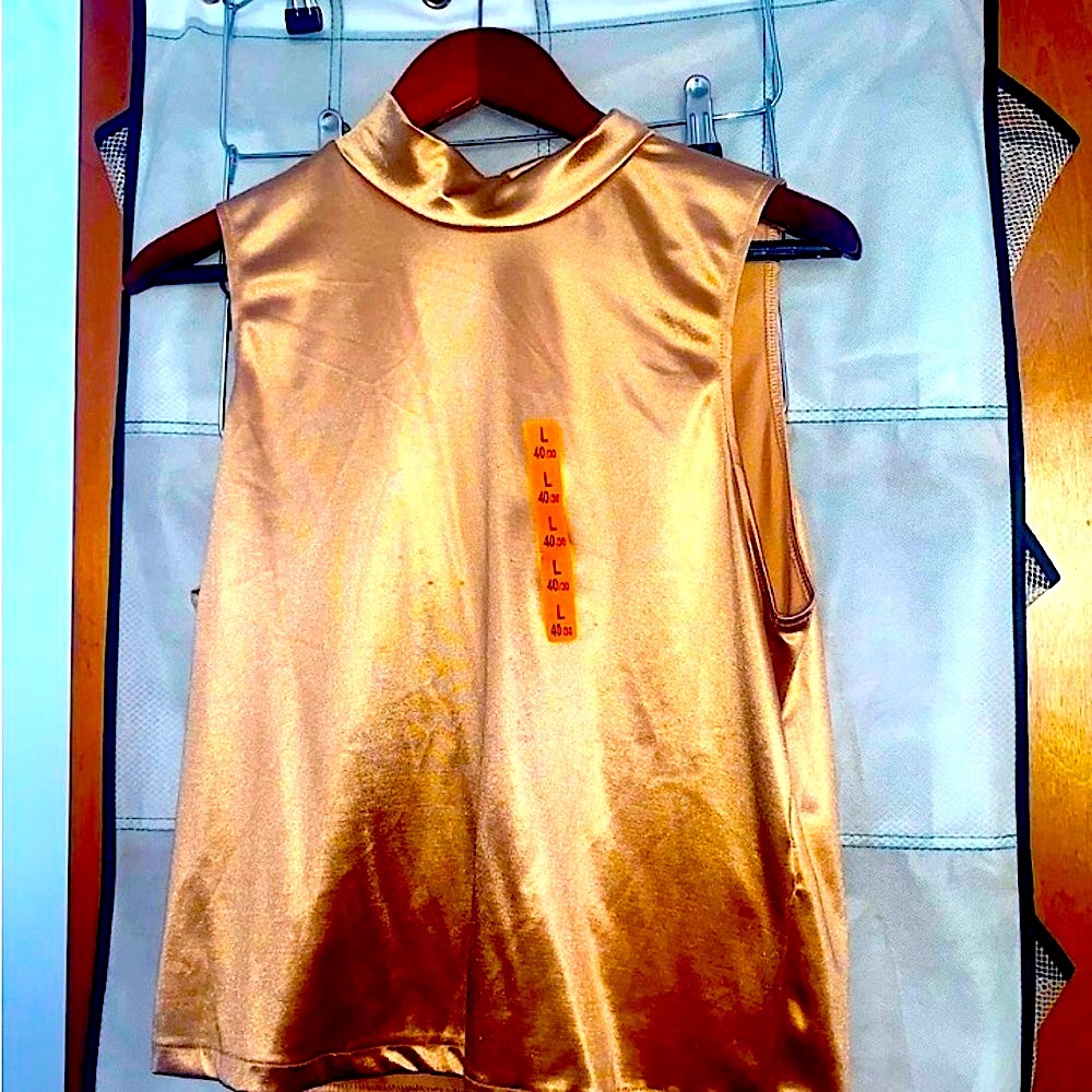 Zara sleeveless top size USA L fits like M